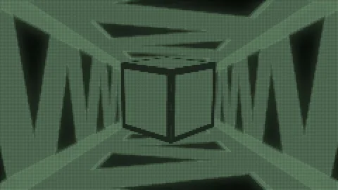 Pixelated 8-bit Animated Background Retro Gaming Authentic Nostalgic Abstraction Stock Footage 116060119