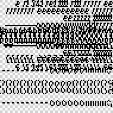 Pixelated background pattern. Isolated grunge retro computer pixel texture 스톡 일러스트