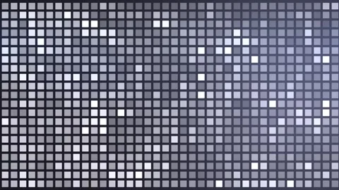 Pixelated background randomly changing the colors of pixels and squares in Stock Footage 260640475