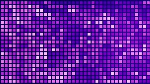 Pixelated background randomly changing the colors of pixels and squares in Stock Footage 261076514