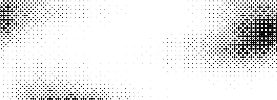 Pixelated bitmap texture. Black dither pattern wallpaper. Abstract glitch Stock Illustration