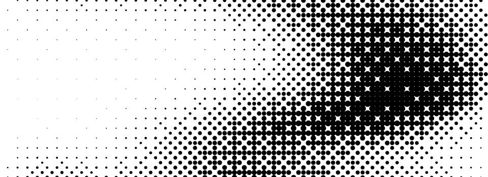 Pixelated bitmap texture cover. Black dithered pattern wallpaper. Abstract 스톡 일러스트