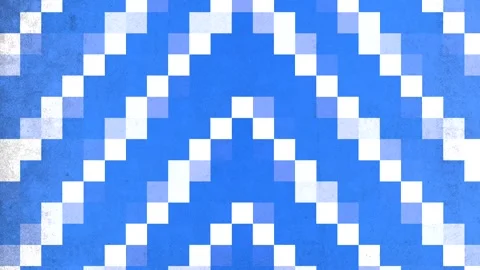 Pixelated blue and white pattern - unclear representation 스톡 동영상 289226871