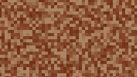 Pixelated Brown and Beige Abstract Pattern Background with Square Blocks Stock Footage 290194338