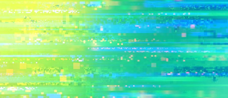 Pixelated crashed screen Stock Illustration