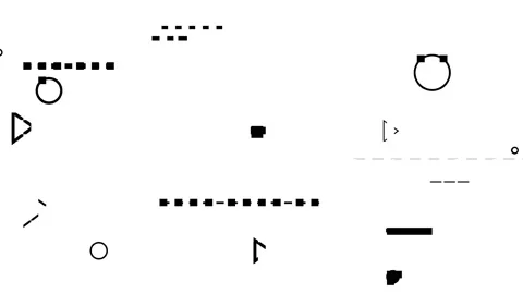 Pixelated Fun Figures Loop Colored Motion Background Stock Footage 118913028