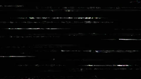Pixelated glitch streaks moving down over a black background Stock Footage 147873713