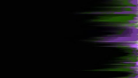 Pixelated glowing waves, waveform, ripples on black background, overlay, loop Stock Footage 118549040