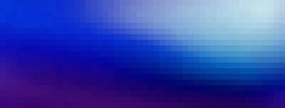 Pixelated gradient background with blue and purple colors 스톡 일러스트