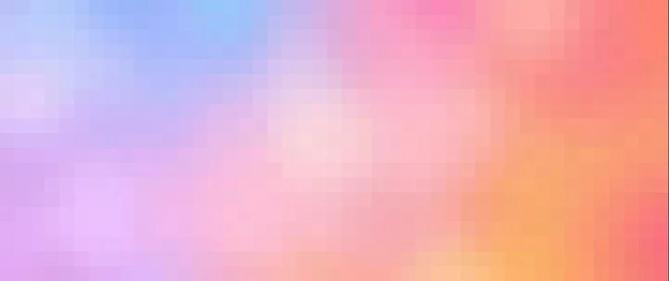 Pixelated gradient creating a mosaic background texture Stock Illustration