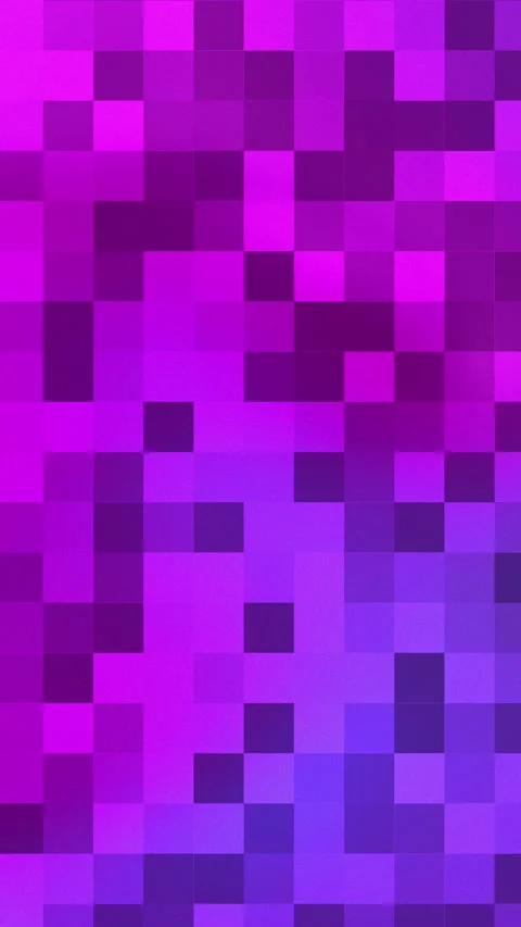 Pixelated gradient shifts from deep violet to magenta hues Vídeos de archivo 333466256