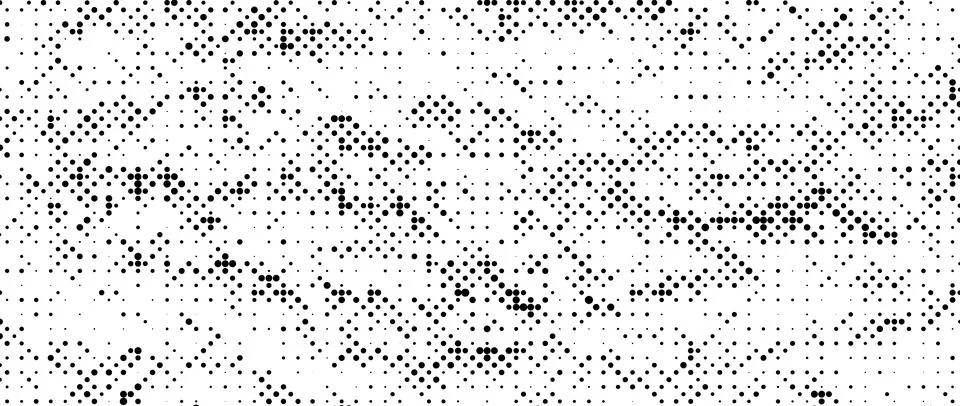 Pixelated grain texture bitmap. Abstract dotted glitchy pattern. Dither grunge Stock Illustration