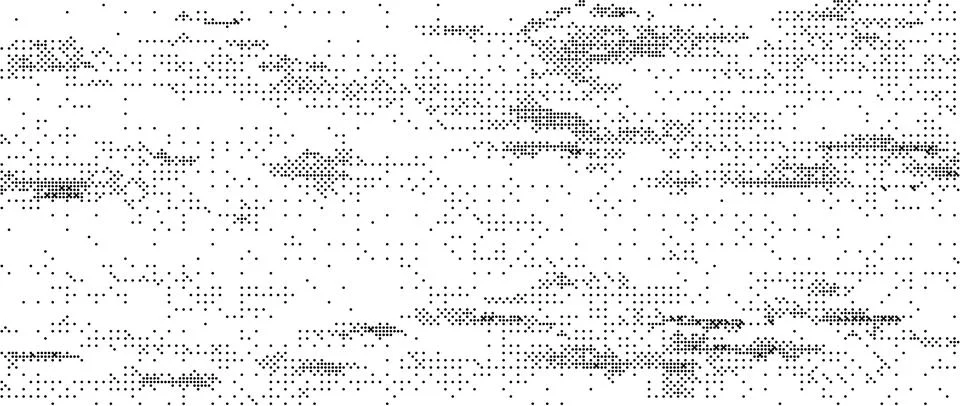 Pixelated grain texture bitmap. Dither grunge background. Abstract dotted Stock Illustration