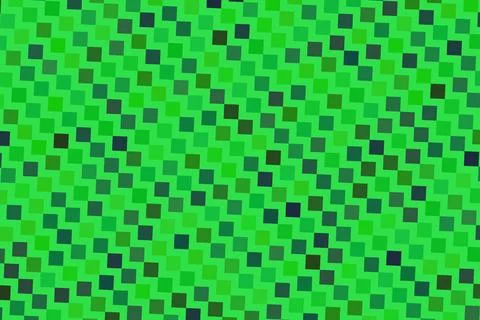 Pixelated green texture with black squares for digital art Illustrazione stock