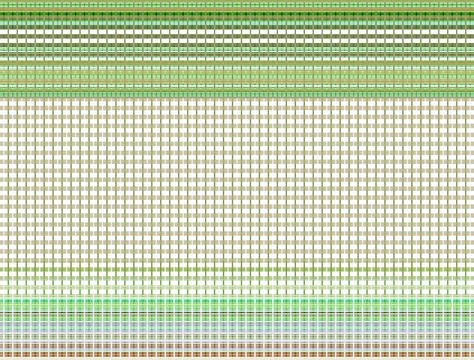 Pixelated Grid Texture with Green and Beige Horizontal Bands Stock Illustration