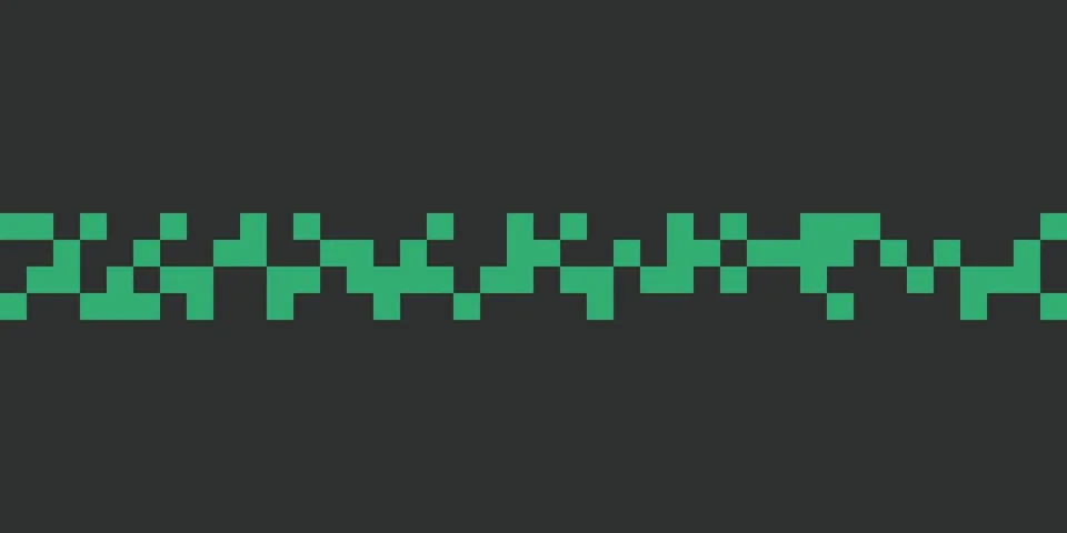 Pixelated horizontal vector background. Stock Illustration