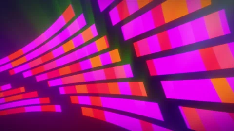 Pixelated looped data stream as dashed multicolored pixelated animated lines Stock Footage 257101015