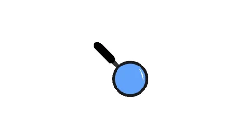 Pixelated Magnifying Glass for Finding Stock Footage 318065864