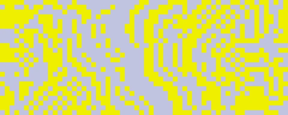 Pixelated neon random texture. Yellow and grey dithered background. Digitalized Stock Illustration