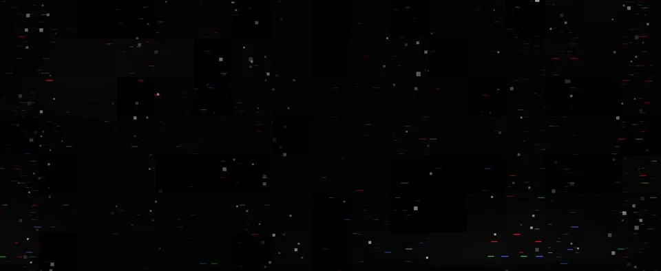 Pixelated noise texture template. Glitch video tape background. Glitched vhs tv Stock Illustration