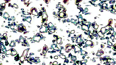 Pixelated, noisy fluid effect 스톡 동영상 147073717