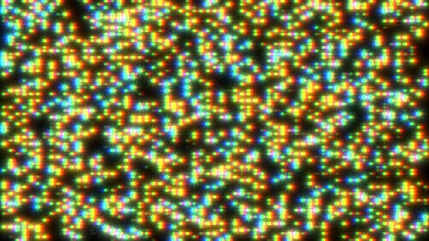 Pixelated pattern created from small colored dots Stock Footage 251969992