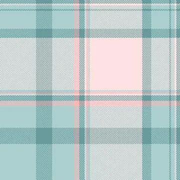 Pixelated plaid pattern featuring soft pastel colors. Retro vibe, perfect for 스톡 일러스트
