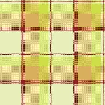 Pixelated plaid pattern in light earth tones, suitable for backgrounds, texti Illustrazione stock