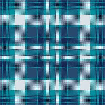 Pixelated plaid pattern. Represents tradition, texture, or digital heritage.  스톡 일러스트