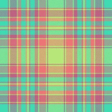 Pixelated plaid pattern. Retroinspired texture ideal for backgrounds, web d.. 스톡 일러스트