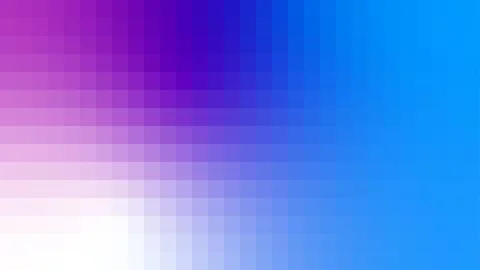 Pixelated Purple and Blue Gradient Grid 스톡 일러스트