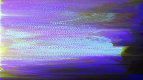 Pixelated purple background animated damaged screen, LOOP Stockbeeldmateriaal 118227984