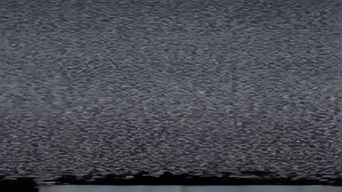 Pixelated static  A digital symphony of signal disruption Stock Footage 301179348