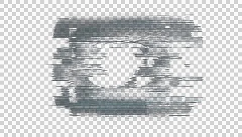 Pixelated texture. Digital errors on the screen. Stock Illustration