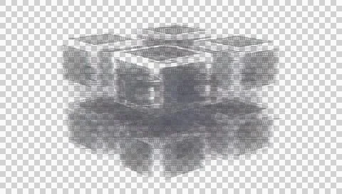 Pixelated texture. Digital errors on the screen. Foto stock
