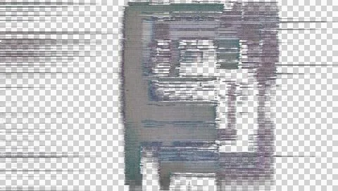 Pixelated texture. Digital errors on the screen. Foto stock