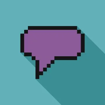 Pixelated thumbs down icon expressing disapproval on turquoise background Stock Illustration