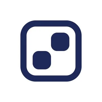 Pixelated transition effect black solid ui icon Ilustración de archivo