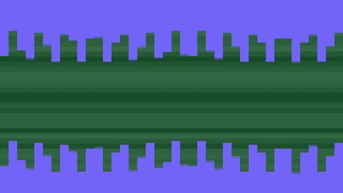 Pixelated Waves 2 Stock Footage 252097448