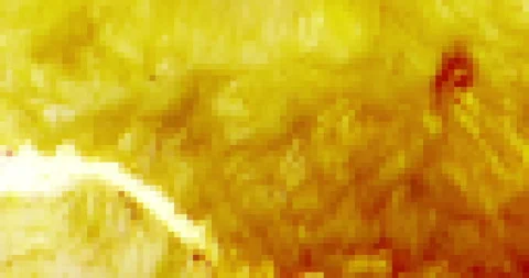 Pixelated Yellow Abstract with Glowing Effect Stock Footage 285680331