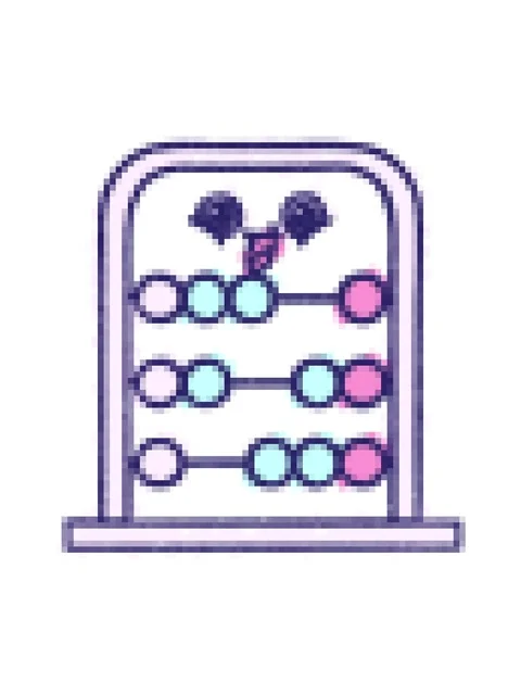 Pixelize effect animation of Abacus Chalk Drawing 스톡 동영상 324120489