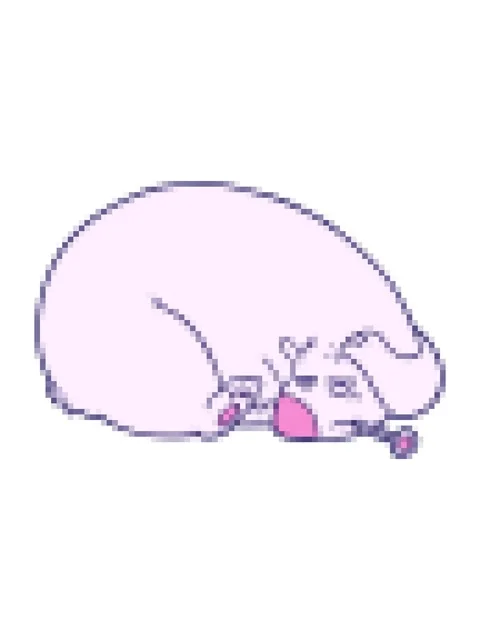 Pixelize effect animation of bear with a sore head Stock Footage 324377261