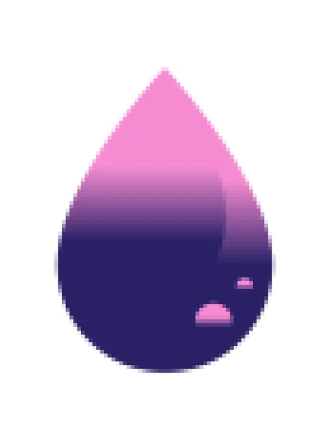Pixelize effect animation of blood drop graphic vector illustration icon Stock Footage 324353959