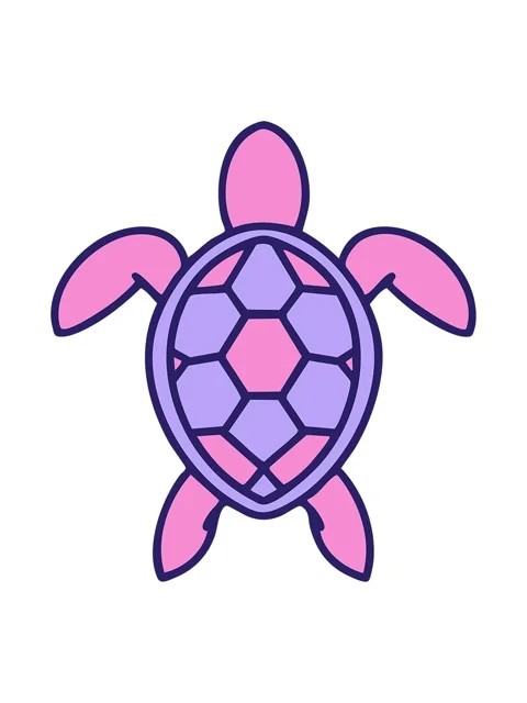 Pixelize effect animation of brazilian turtle shown from above drawing Stock Footage 324132150