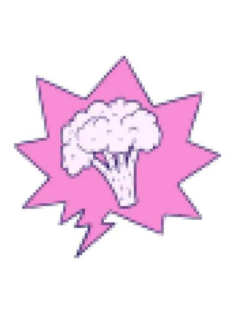 Pixelize effect animation of cartoon brocoli with speech bubble Stock Footage 324480469