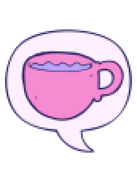 Pixelize effect animation of cartoon coffee cup with speech bubble Stock Footage 324381055