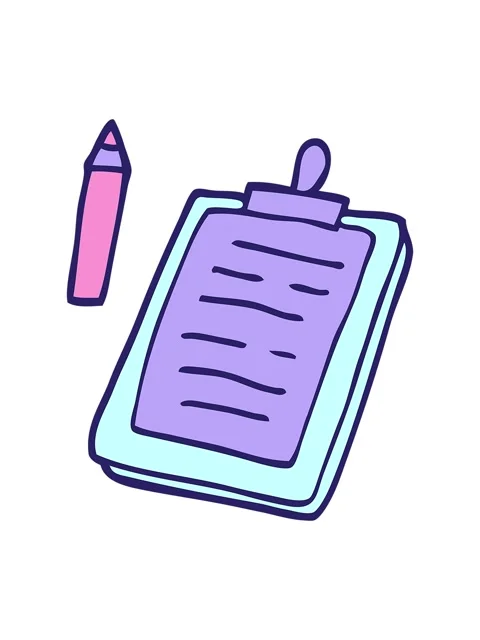 Pixelize effect animation of cartoon doodle clip board Stock Footage 324350625
