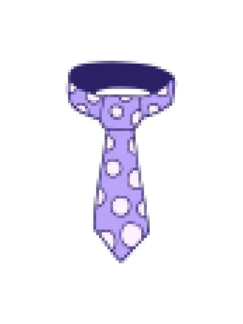 Pixelize effect animation of cartoon doodle patterned tie Stock Footage 324413945