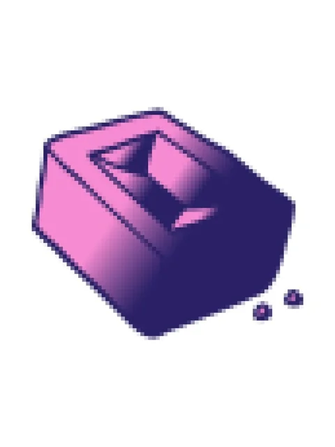 Pixelize effect animation of cartoon doodle of a red brick Vídeos de archivo 324423906