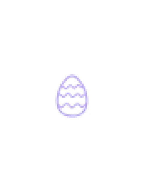 Pixelize effect animation of cartoon painted easter egg icon Stock Footage 324366301